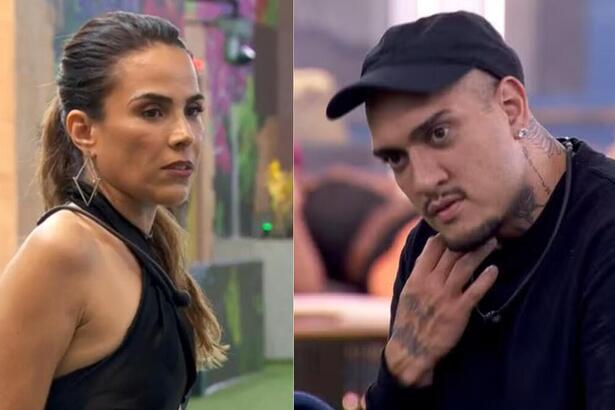 Wanessa e MC Bin Laden em uma montagem no BBB 24