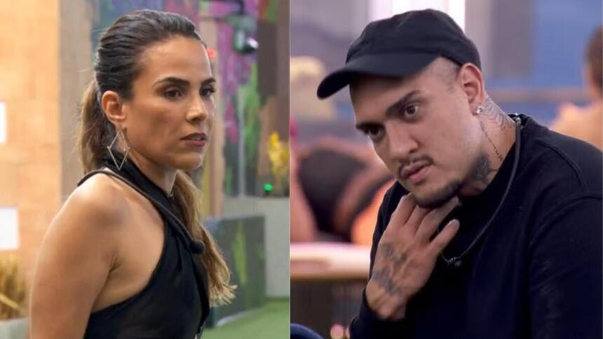 Wanessa e MC Bin Laden em uma montagem no BBB 24