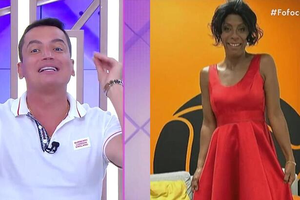 Leo Dias e Marcia Fu no Fofocalizando do SBT