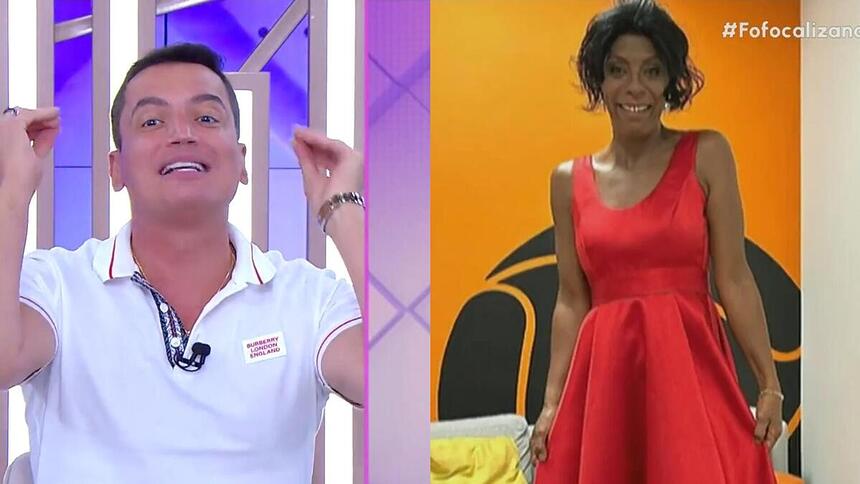 Leo Dias e Marcia Fu no Fofocalizando do SBT