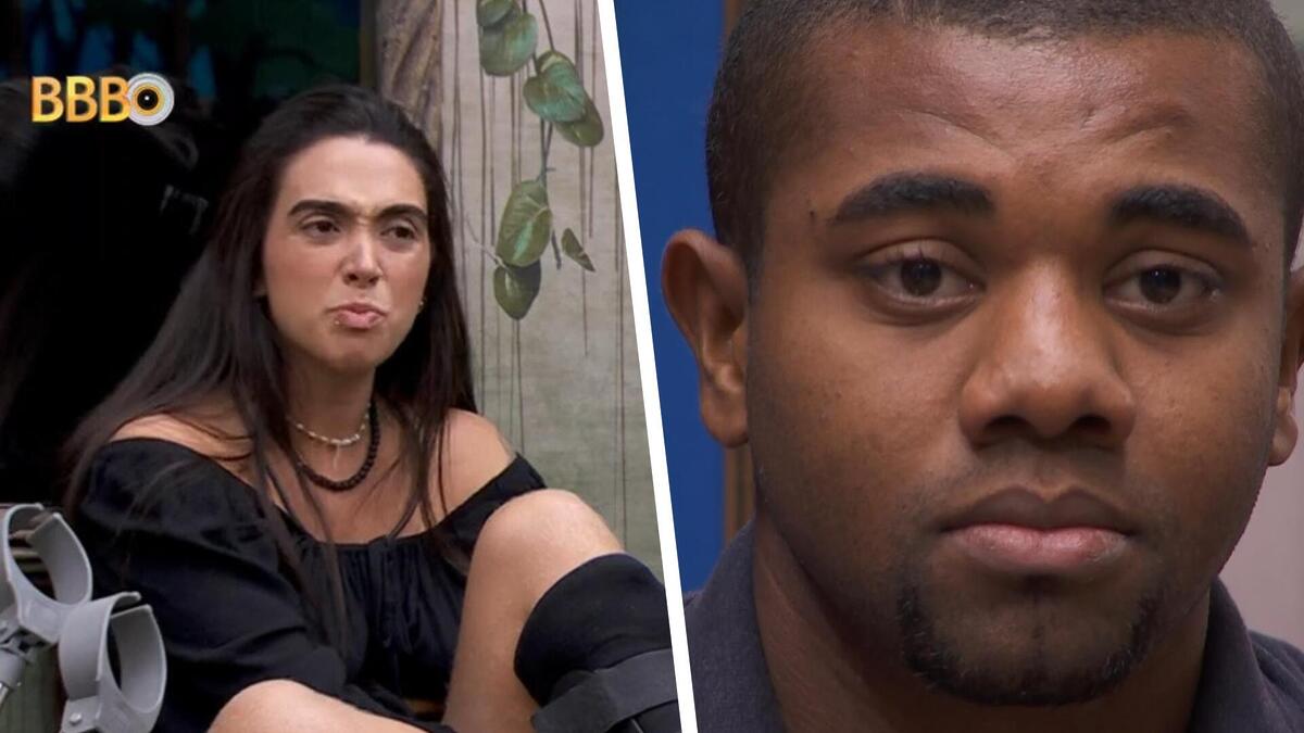 Giovanna faz cara feia ao falar de Davi no BBB 24