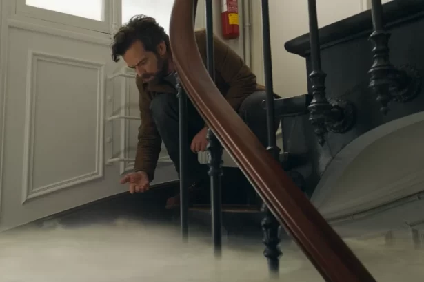 Romain Duris em trecho do filme O Último Suspiro, exibido na Temperatura Máxima, da TV Globo