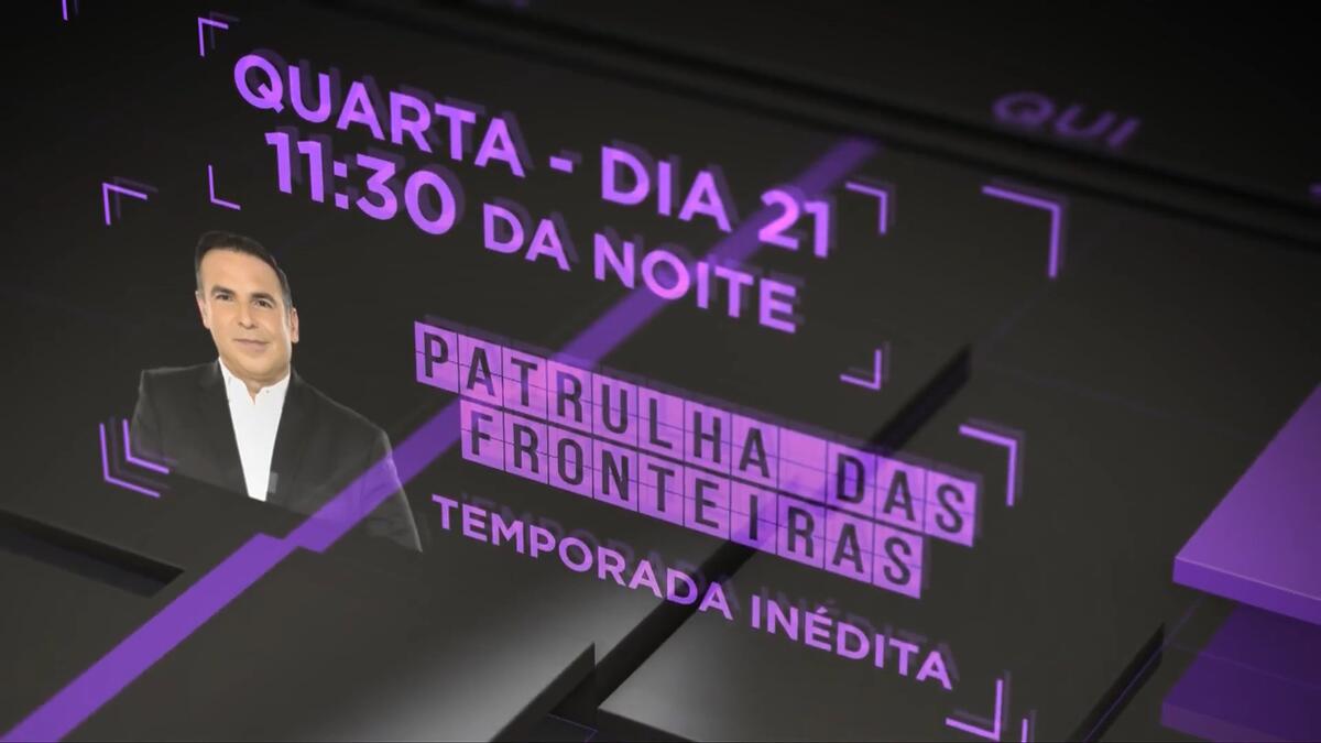 Logo do programa Patrulha das Fronteiras com Reinaldo Gottino