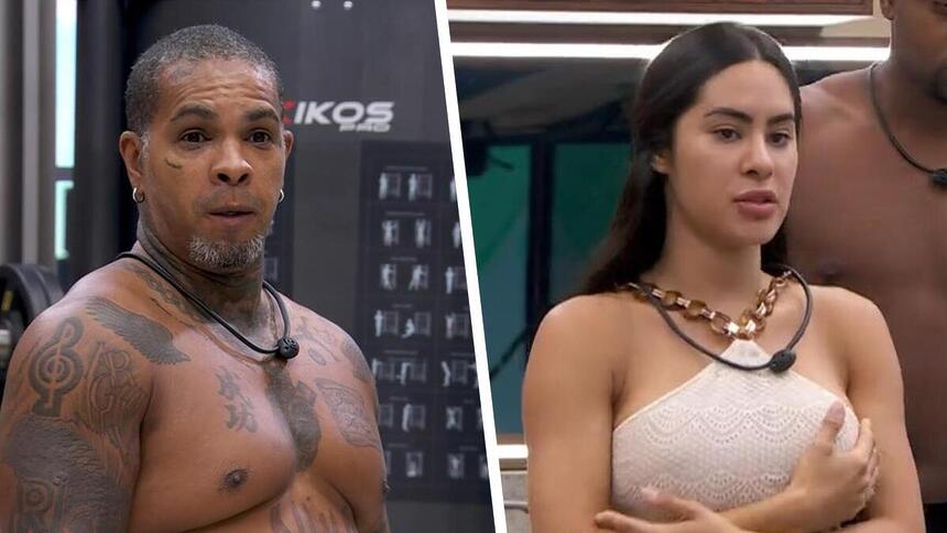 Rodriguinho na academia e Isabelle na cozinha do BBB 24