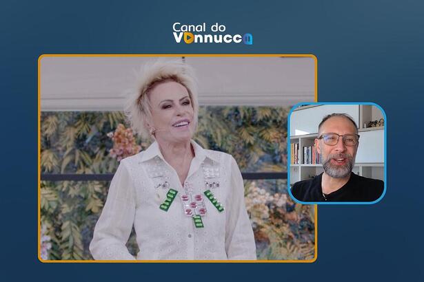 Ana Maria Braga na arte da Coluna do Vannucci ao vivo