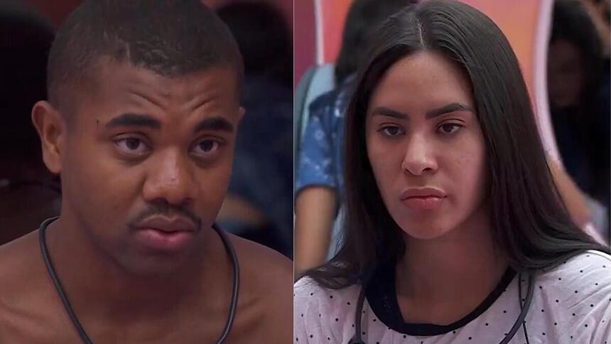 Davi e Isabelle em conversa no Quarto Fada do BBB 24