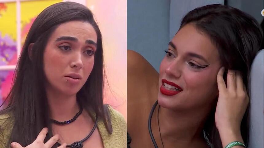 Giovanna e Alane em uma montagem no BBB 24