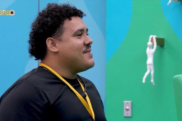 Lucas Henrique no Quarto do Líder no BBB 24