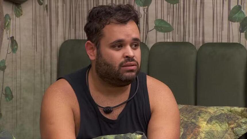 Michel em conversa no Quarto Gnomo do BBB 24