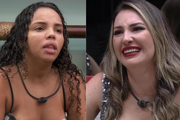 Pitel e Amanda Meirelles em uma montagem