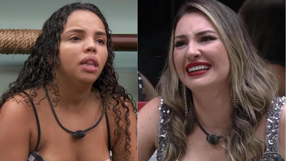 Pitel e Amanda Meirelles em uma montagem