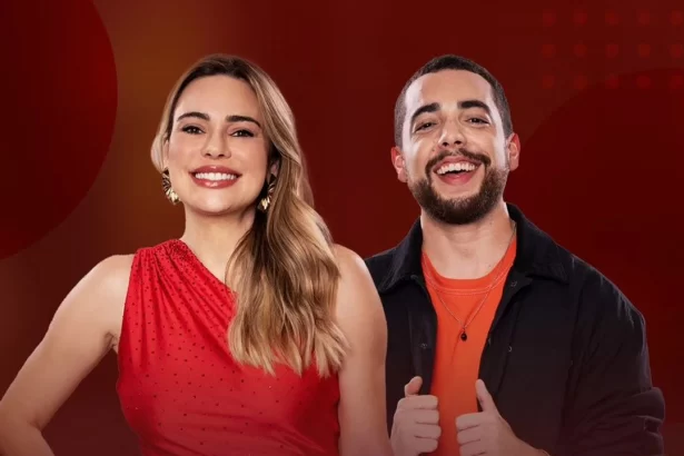 Rachel Sheherazade e Lucas Selfie na arte do A Grande Conquista 2