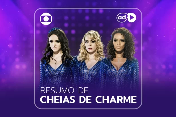 Maria Aparecida, Maria do Rosário e Maria da Penha na arte do resumo da novela Cheias de Charme