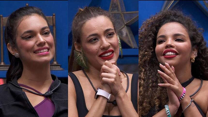 Alane, Beatriz e Giovanna Pitel pedem votos no 16º Paredão do BBB 24