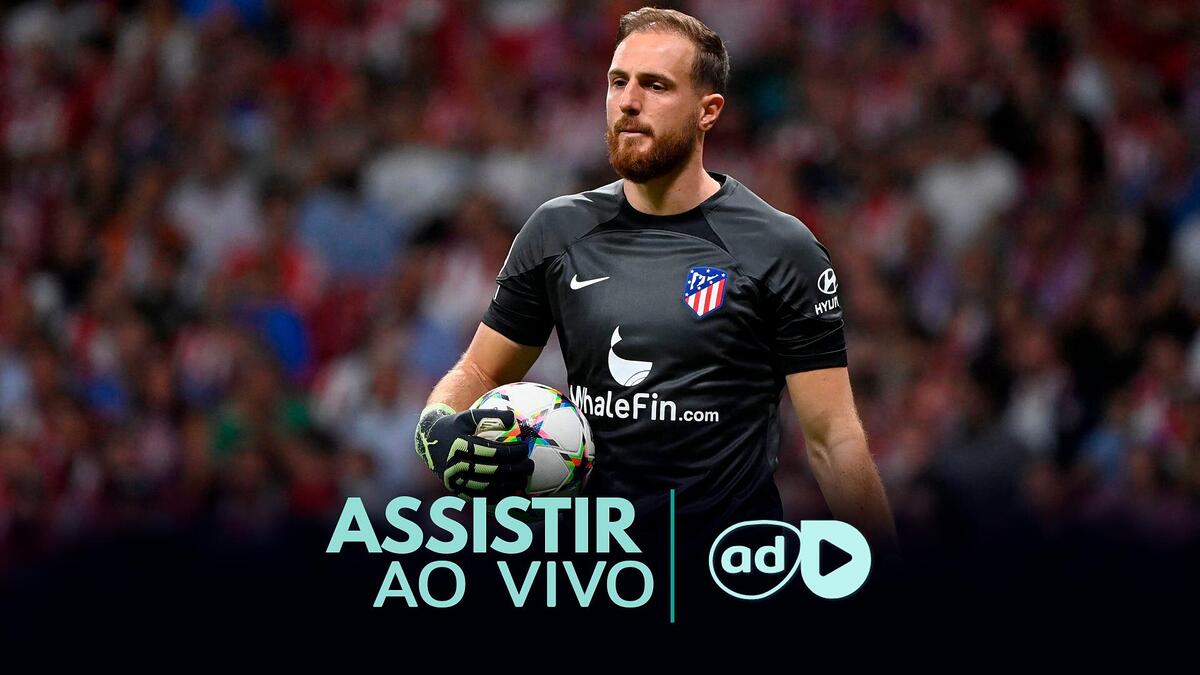 Goleiro Oblak na arte onde assistir ao jogo Atlético de Madrid x Inter de Milão, pela Liga dos Campeões