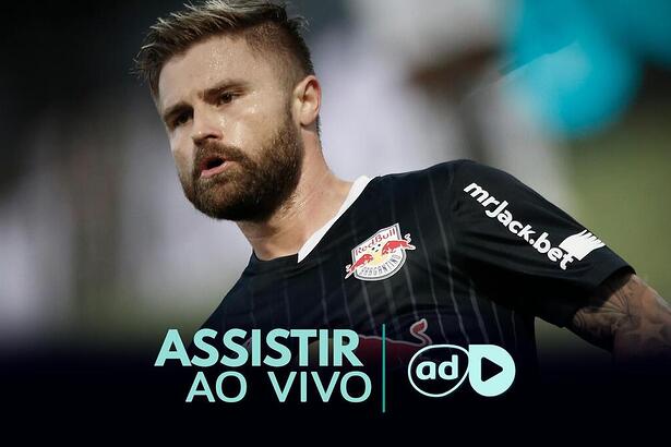 Eduardo Sasha na arte onde assistir ao jogo Bragantino x Botafogo, pela Libertadores