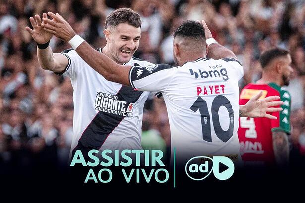 Payet e Vegetti na arte onde assistir ao jogo Vasco x Água Santa, pela Copa do Brasil