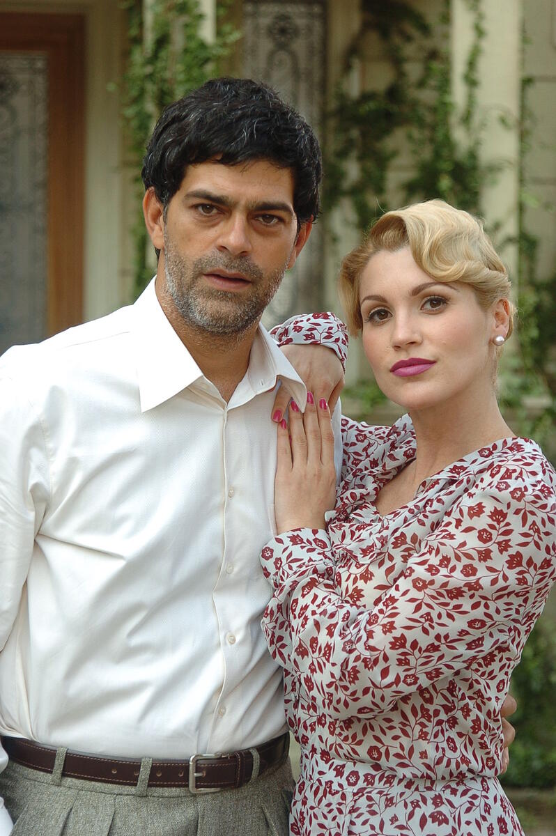 Rafael (Eduardo Moscovis) e Cristina (Flávia Alessandra) em cena de Alma Gêmea