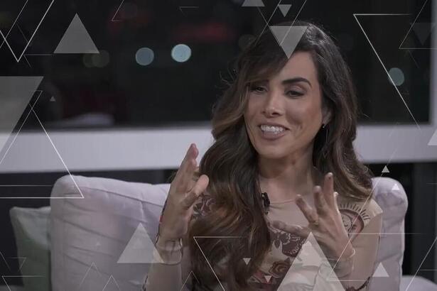 Wanessa Camargo sorrindo em entrevista ao Fantástico