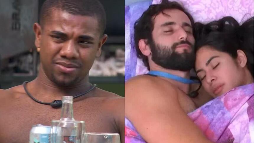 Davi e Casal MaBelle em uma montagem no BBB 24