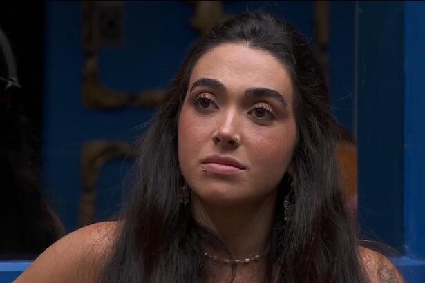 Giovanna durante a noite de eliminação do BBB 24