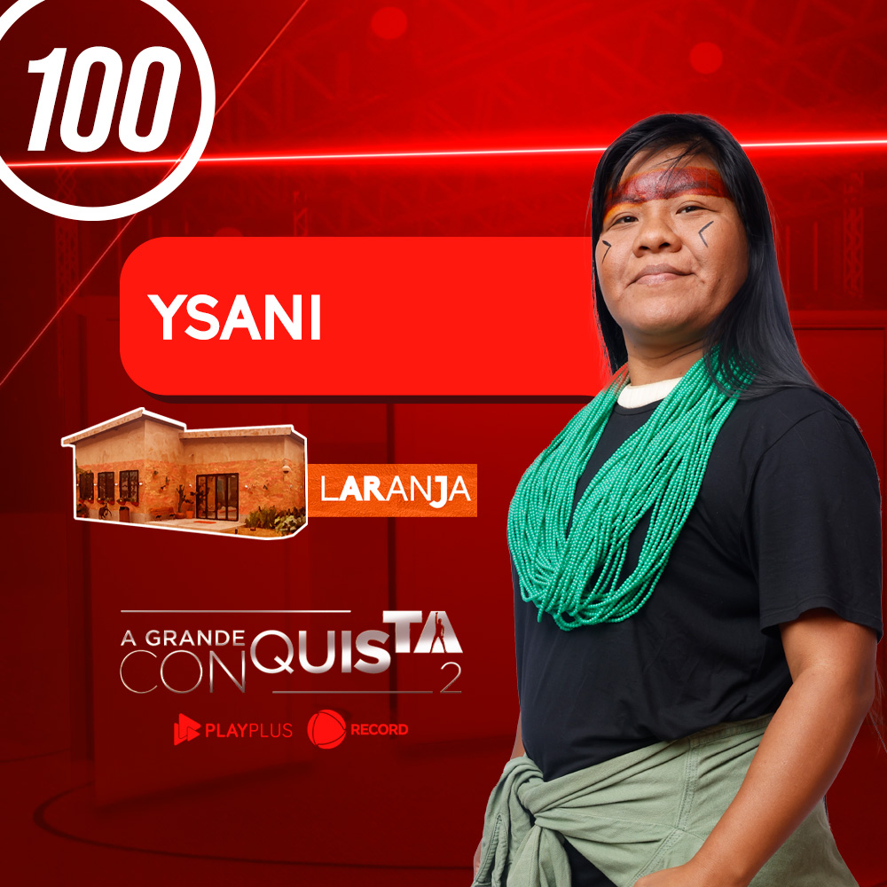 Ysani na arte da casa laranja do A Grande Conquista