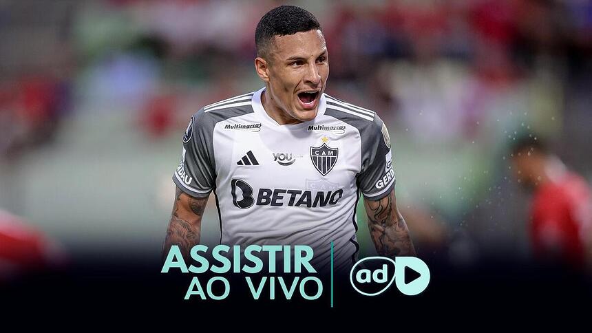 Paulinho na arte onde assistir ao jogo Atlético/MG x Rosário Central, pela Libertadores