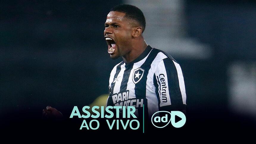 Junior Santos na arte onde assistir ao jogo Botafogo x Universitário, pela Libertadores