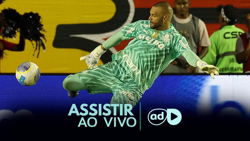 Weverton na arte onde assistir ao jogo Palmeiras x Internacional, pelo Brasileirão