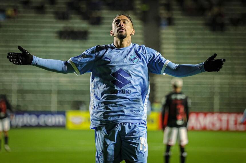 Jogador em Bolívar X Flamengo