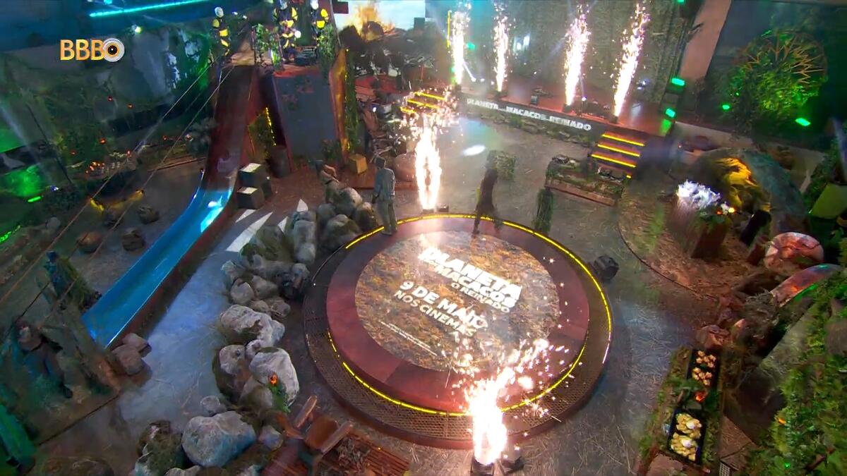 Cenário da festa do top 5 do BBB 24