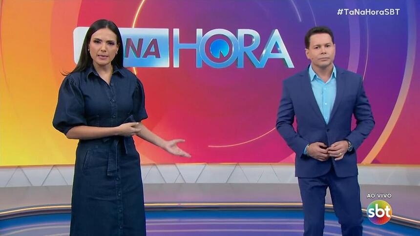 Márcia Dantas e Marcão do Povo no comando do Tá na Hora