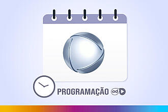 Arte de divulgação da programação da Record