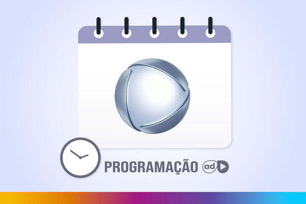 Arte de divulgação da programação da Record