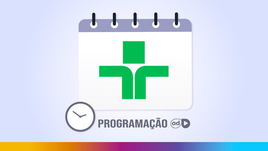 Logo da TV Cultura na arte da programação