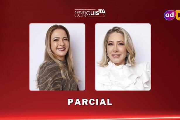 Andreia e Baronesa na arte da enquete do A Grande Conquista 2