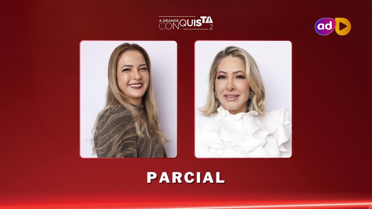 Andreia e Baronesa na arte da enquete do A Grande Conquista 2