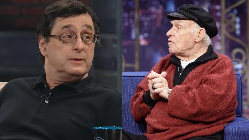 Antero Greco e Silvio Luiz em montagem no The Noite