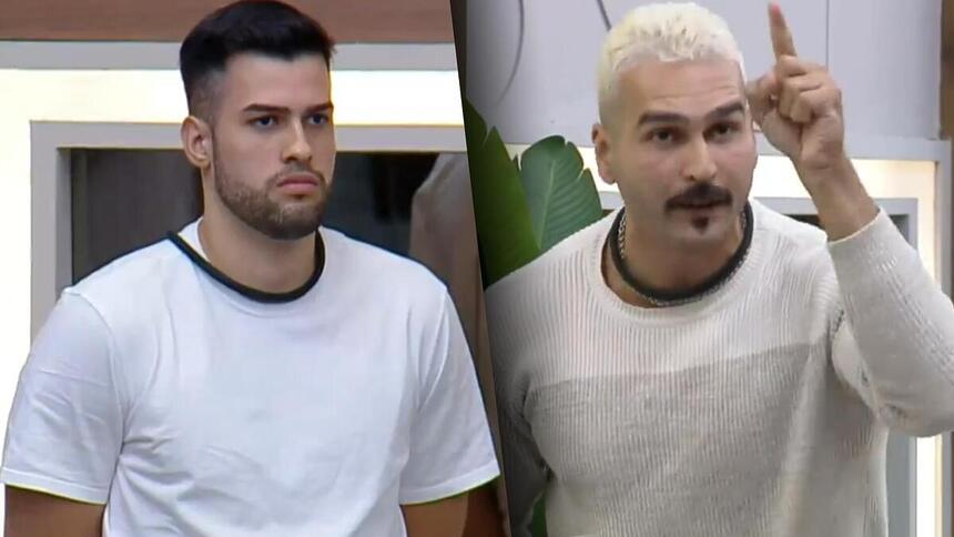 Kaio e Brenno em uma montagem na A Grande Conquista