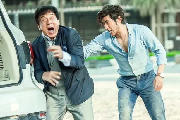 Jackie Chan em cena do filme Kung Fu Yoga