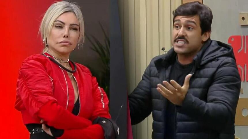 Liziane e Hadad em uma montagem na A Grande Conquista