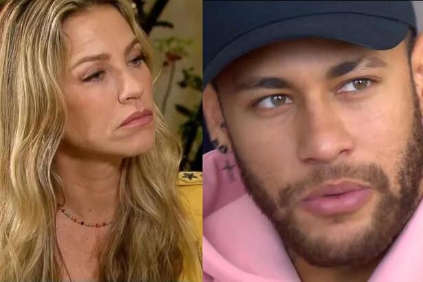 Luana Piovani e Neymar em uma montagem