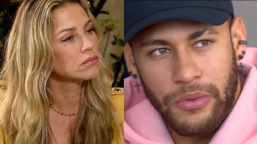 Luana Piovani e Neymar em uma montagem