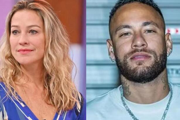 Luana Piovani e Neymar em uma montagem