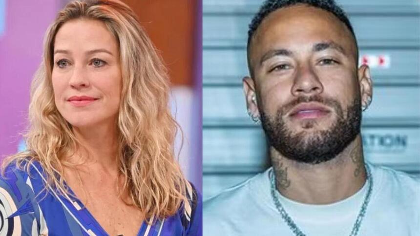 Luana Piovani e Neymar em uma montagem