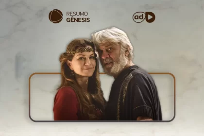 Arte do resumo da novela Gênesis