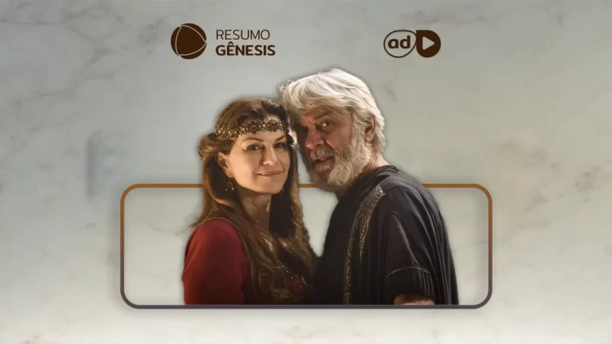 Arte do resumo da novela Gênesis