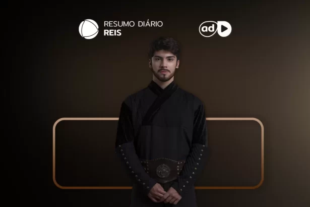 Roboão na arte do resumo de Reis na Record