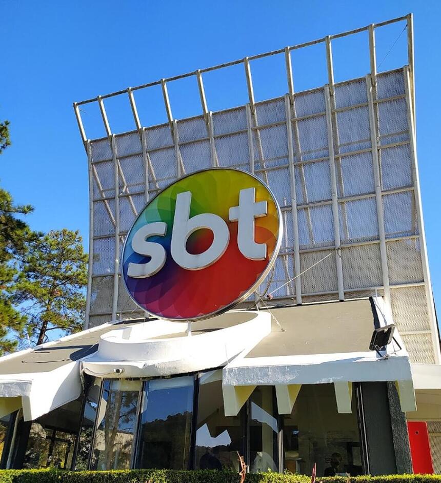 Entrada do SBT em São Paulo