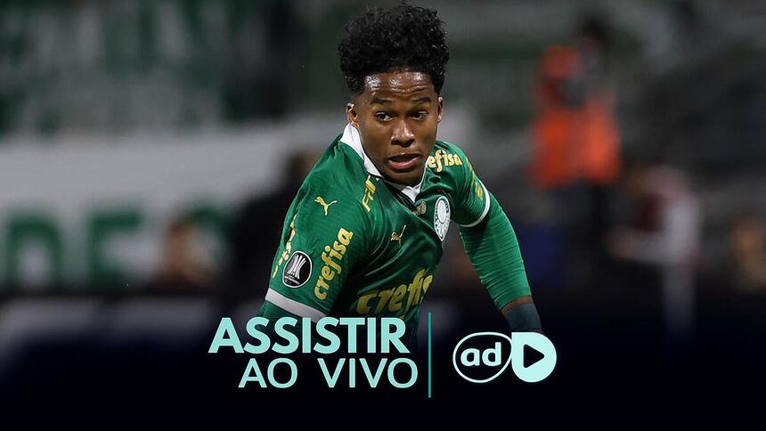 Endrick na arte onde assistir ao jogo Botafogo-SP x Palmeiras, pelo Copa do Brasil